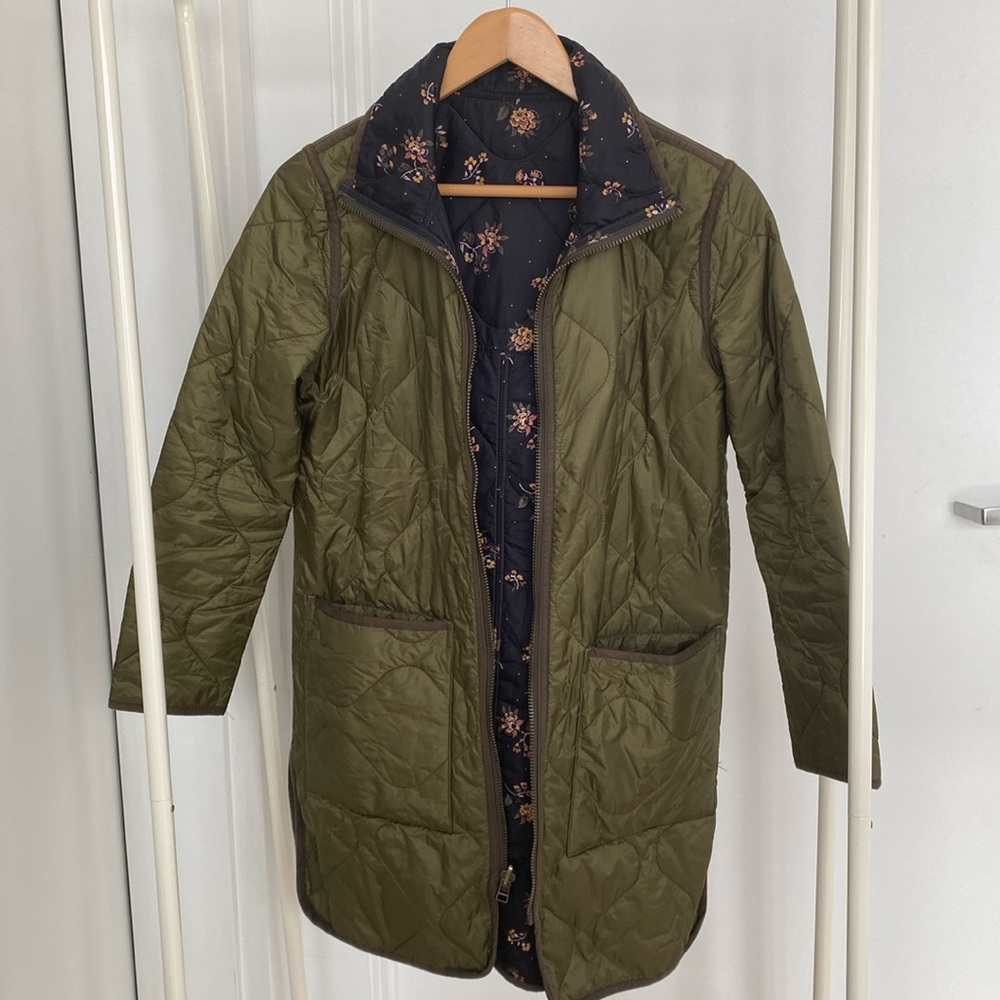 Madewell quilted reversible jacket in good condition.